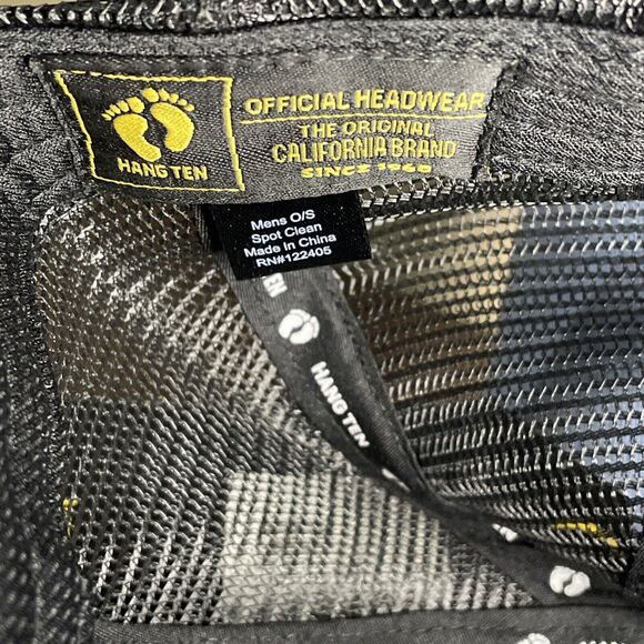 Hang Ten Surfer Trucker Mesh Foam Snapback Adjustable Baseball Cap/Hat NWT - Picture 8 of 8